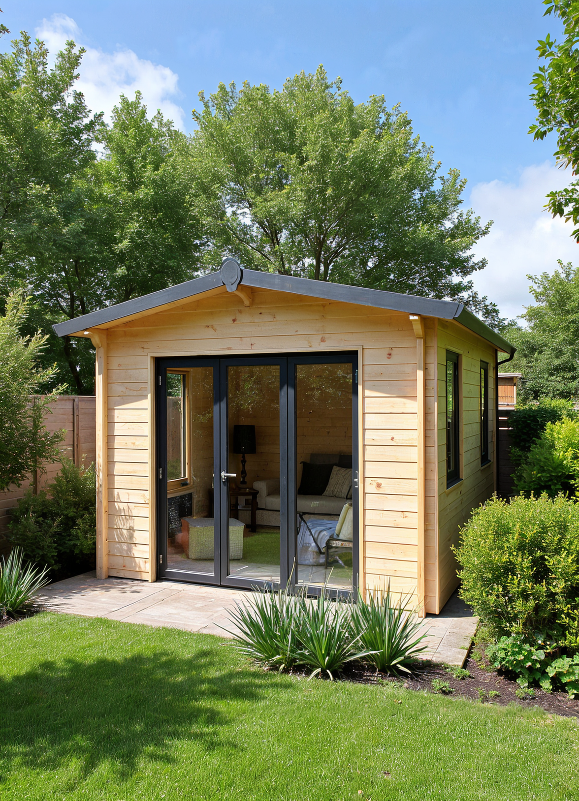 Modern garden office Nook