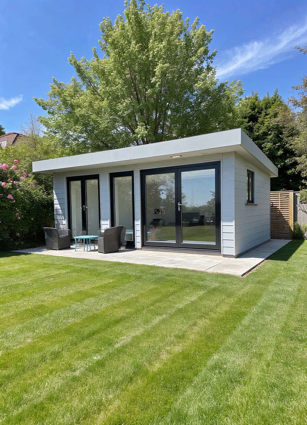 Compact custom-built garden Nook